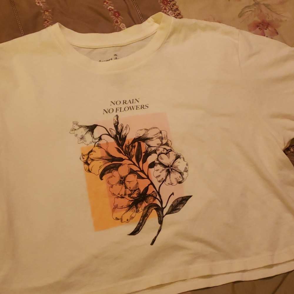 Ladies cropped t-shirt